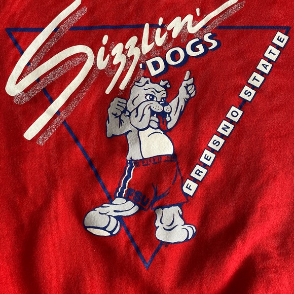 Vintage Fresno state bulldogs Crewneck sweater *RARE* - Picture 2 of 4